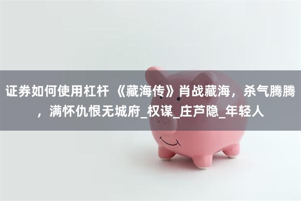 证券如何使用杠杆 《藏海传》肖战藏海，杀气腾腾，满怀仇恨无城府_权谋_庄芦隐_年轻人